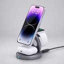 Беспроводная зарядная станция 3 в 1 MagSafe Rotation QI складная для нанесения логотипа