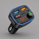 FM-трансмиттер Wave Pro, QC/PD, LED, 48Вт, ENC, Bass boost для нанесения логотипа