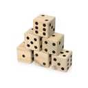 Деревянная игра в кости, XL "Dice" для нанесения логотипа