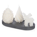 Набор свечей на подставке «New year» для нанесения логотипа