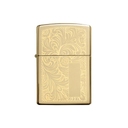 Зажигалка ZIPPO Venetian® с покрытием High Polish Brass для нанесения логотипа
