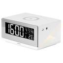 Часы с беспроводным зарядным устройством «Timebox 2» для нанесения логотипа