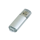 USB 2.0- флешка на 16 Гб с прозрачным колпачком для нанесения логотипа