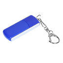 USB 2.0- флешка промо на 4 Гб с прямоугольной формы с выдвижным механизмом для нанесения логотипа
