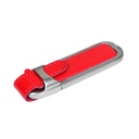 USB 2.0- флешка на 16 Гб с массивным классическим корпусом для нанесения логотипа