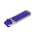 USB 2.0- флешка на 64 Гб с массивным классическим корпусом для нанесения логотипа