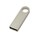 USB 2.0- флешка на 16 Гб с мини чипом, компактный дизайн с круглым отверстием для нанесения логотипа