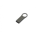 USB 2.0- флешка на 64 Гб с мини чипом, компактный дизайн с большим круглым отверстием для нанесения логотипа