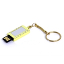 USB 2.0- флешка на 8 Гб «Кулон» с кристаллами и мини чипом для нанесения логотипа