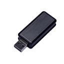 USB 3.0- флешка промо на 32 Гб прямоугольной формы, выдвижной механизм для нанесения логотипа