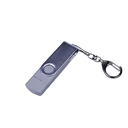 USB 3.0/micro USB/Type-C- флешка на 32 Гб с поворотным механизмом для нанесения логотипа