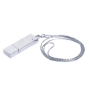 USB 2.0- флешка на 32 Гб в виде металлического слитка для нанесения логотипа
