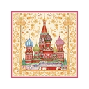 Платок «Собор Василия Блаженного» для нанесения логотипа