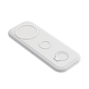 Настольная беспроводная (15W) зарядная станция "Snow Board" для смартфона, часов и наушников для нанесения логотипа