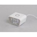 Настольные часы "Smart Clock" с беспроводным (15W) зарядным устройством, будильником и термометром для нанесения логотипа