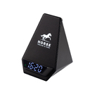 Настольная Bluetooth колонка (3Вт) "Smart Pyramid" с часами и беспроводным (15W) зарядным устройством, с подсветкой логотипа для нанесения логотипа