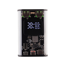 Зарядное (22.5W) устройство "Inside" 9000 mAh с прозрачным корпусом и цифровым индикатором заряда/напряжения/силы тока для нанесения логотипа