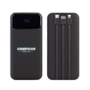 Зарядное (22.5W) устройство "Top Grade SOFTTOUCH" 20000 mAh с подсветкой логотипа, встроенными кабелями и цифровым индикатором заряда для нанесения логотипа