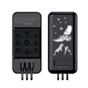 Беспроводное зарядное (22.5/15W) устройство "Topfull SOFTTOUCH" 10000 mAh с подсветкой лого, присосками, встроенными кабелями, с подставкой для нанесения логотипа