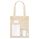 Подарочный набор Велком Пак (Welcome Pack), белый (термокружка, ежедневник, ручка, ЗУ, шоппер) для нанесения логотипа