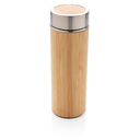 Герметичная вакуумная бутылка Bamboo, 350 мл для нанесения логотипа