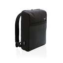 Антикражный рюкзак Swiss Peak 15"  с RFID защитой и разъемом USB для нанесения логотипа