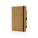 Блокнот с вечным карандашом Bamboo FSC® для нанесения логотипа