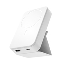 Аккумулятор "Hank" с функцией беспроводной зарядки, 10 000 mAh (Белый) для нанесения логотипа