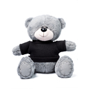 Мишка серый "Ted" в свитшоте (черный)
