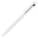 Шариковая ручка Senator с нажимным механизмом "Liberty Polished Basic" (Белый; Чёрный) для нанесения логотипа