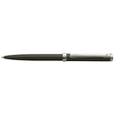 Шариковая авторучка в металлическом корпусе из латуни "DELGADO METALLIC GREY FINISH" CBS (Антрацит; Серебристый) для нанесения логотипа
