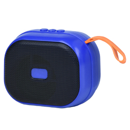 Беспроводная Bluetooth колонка Echo 3W, синий для нанесения логотипа
