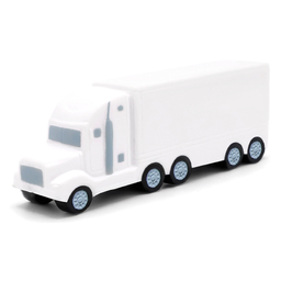 Антистресс Truck, белый для нанесения логотипа