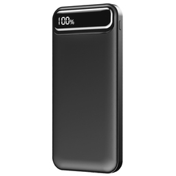 Внешний аккумулятор Groovy 10000 Mah с быстрой зарядкой, черный для нанесения логотипа