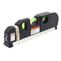 Лазерный уровень Кёльн с рулеткой 3,0 м, черный для нанесения логотипа