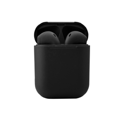 Наушники беспроводные  Bluetooth littlePods, черные-S для нанесения логотипа