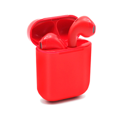 Наушники беспроводные Bluetooth SimplyPods, красные для нанесения логотипа