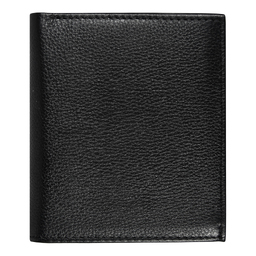 Кошелек с картхолдером Leather Plain, чёрный для нанесения логотипа