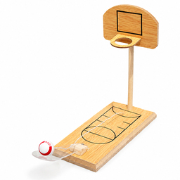 Настольная игра мини-баскетбол Win Shot, бежевый-S для нанесения логотипа