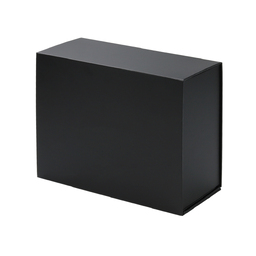 Складная коробка FlipTop 2 (27×22×9,5 см), черный для нанесения логотипа