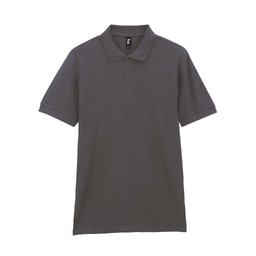 Футболка поло PREMIUM COTTON ADULT DOUBLE PIQUE, ГРАФИТОВЫЙ M для нанесения логотипа