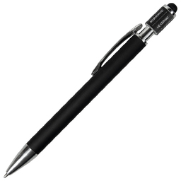 Ручка шариковая, Spinner Soft Touch Requis, черная для нанесения логотипа