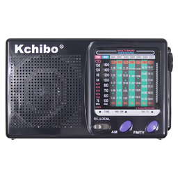 Портативное карманное радио 9 FM/MW/Sw1-7 (TV2-5CH), Heritage Old Wave, цвет черный для нанесения логотипа