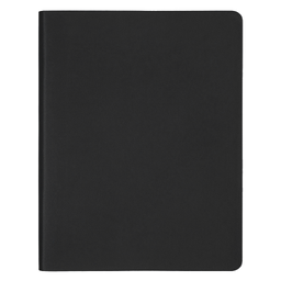 Еженедельник Urban Soft Touch Latte  A4, черный, недатированный, в полугибкой обложке для нанесения логотипа