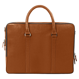 Портфель для ноутбука Vancouver Buffalino Leather из натуральной кожи, коричневый для нанесения логотипа