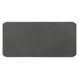 Шеврон Rectangle NUBA размер 60*30 мм, темно-серый, со скругленными углами для нанесения логотипа