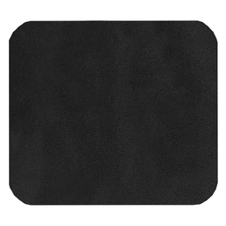 Шеврон Rectangle Smooth Leather размер 40*35 мм, черный, со скругленными углами для нанесения логотипа