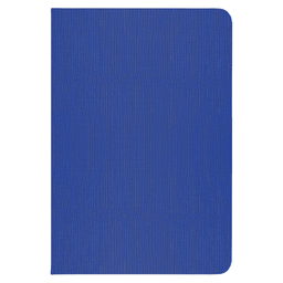 Блокнот Forest Alfa Polo Linen А5, недатированный, в твердой обложке, синий для нанесения логотипа