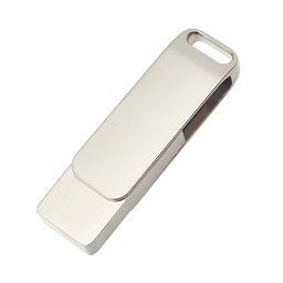Флеш накопитель Bergamo, USB 2.0 32GB, металл, серебро для нанесения логотипа