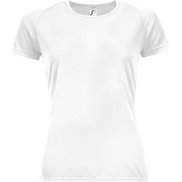Футболка женская Sporty Women 140 белая, размер L для нанесения логотипа